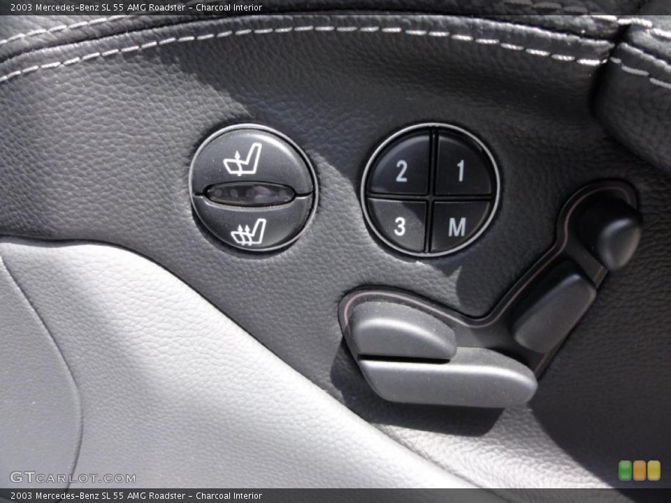 Charcoal Interior Controls for the 2003 Mercedes-Benz SL 55 AMG Roadster #49217261