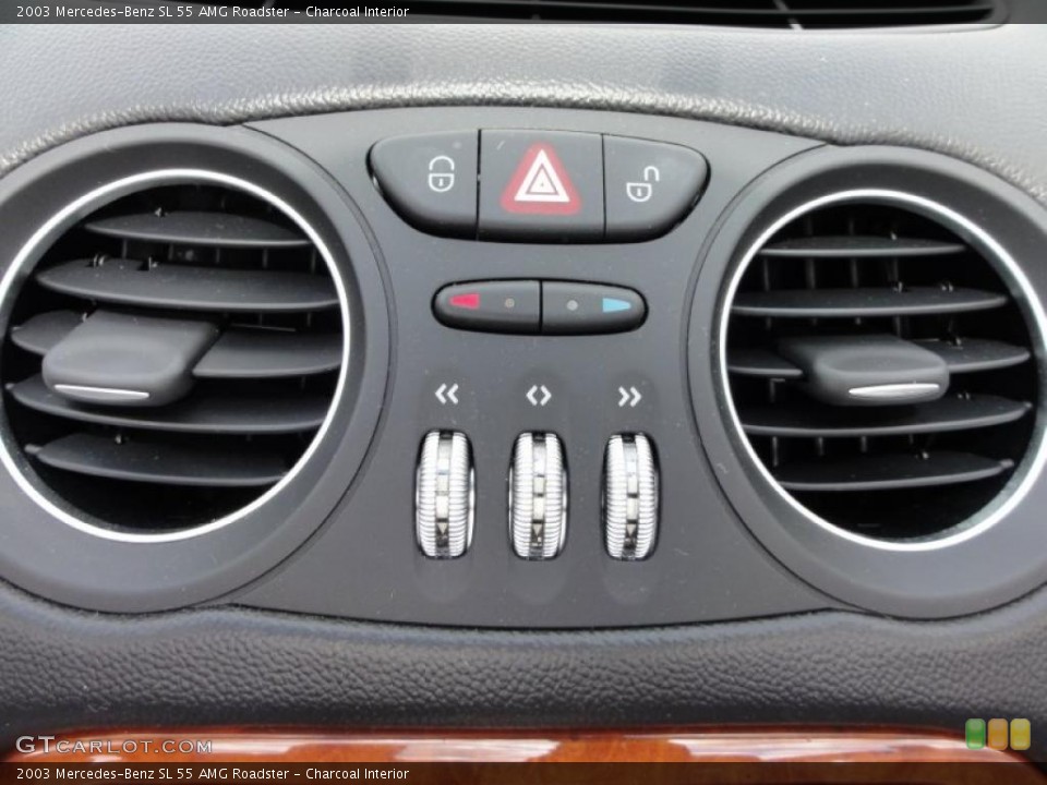 Charcoal Interior Controls for the 2003 Mercedes-Benz SL 55 AMG Roadster #49217501