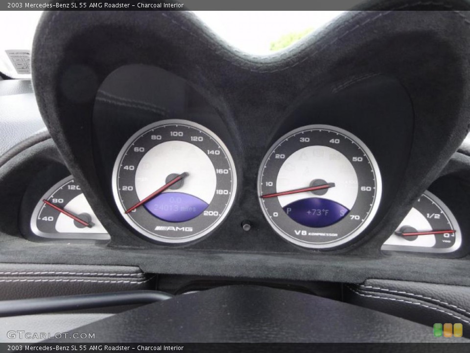 Charcoal Interior Gauges for the 2003 Mercedes-Benz SL 55 AMG Roadster #49217534