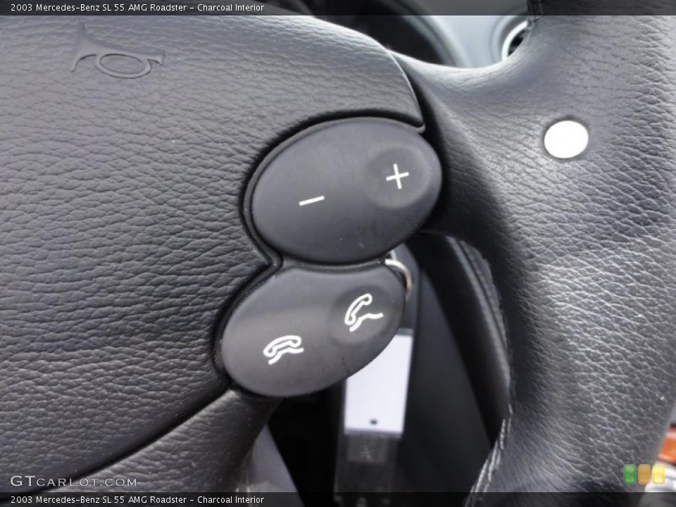 Charcoal Interior Controls for the 2003 Mercedes-Benz SL 55 AMG Roadster #49217576