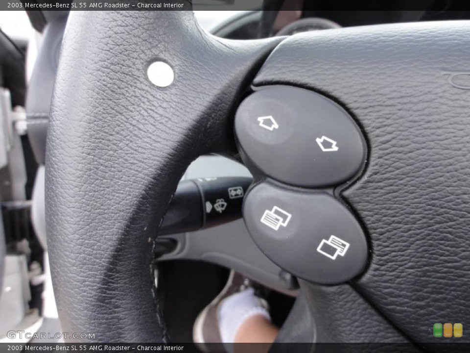 Charcoal Interior Controls for the 2003 Mercedes-Benz SL 55 AMG Roadster #49217591