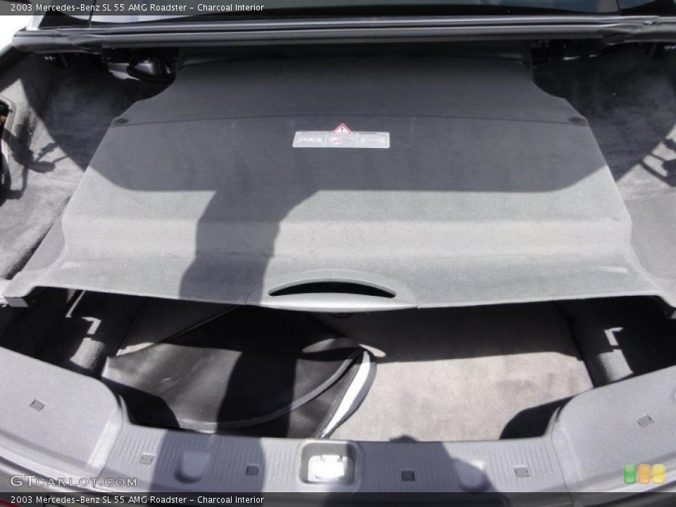 Charcoal Interior Trunk for the 2003 Mercedes-Benz SL 55 AMG Roadster #49217621