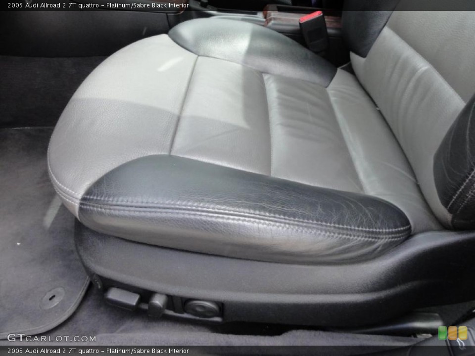 Platinum/Sabre Black Interior Photo for the 2005 Audi Allroad 2.7T quattro #49217948