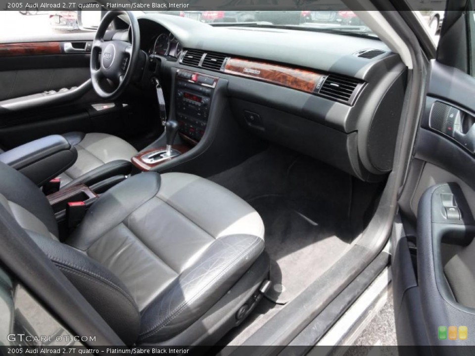 Platinum/Sabre Black Interior Dashboard for the 2005 Audi Allroad 2.7T quattro #49217978