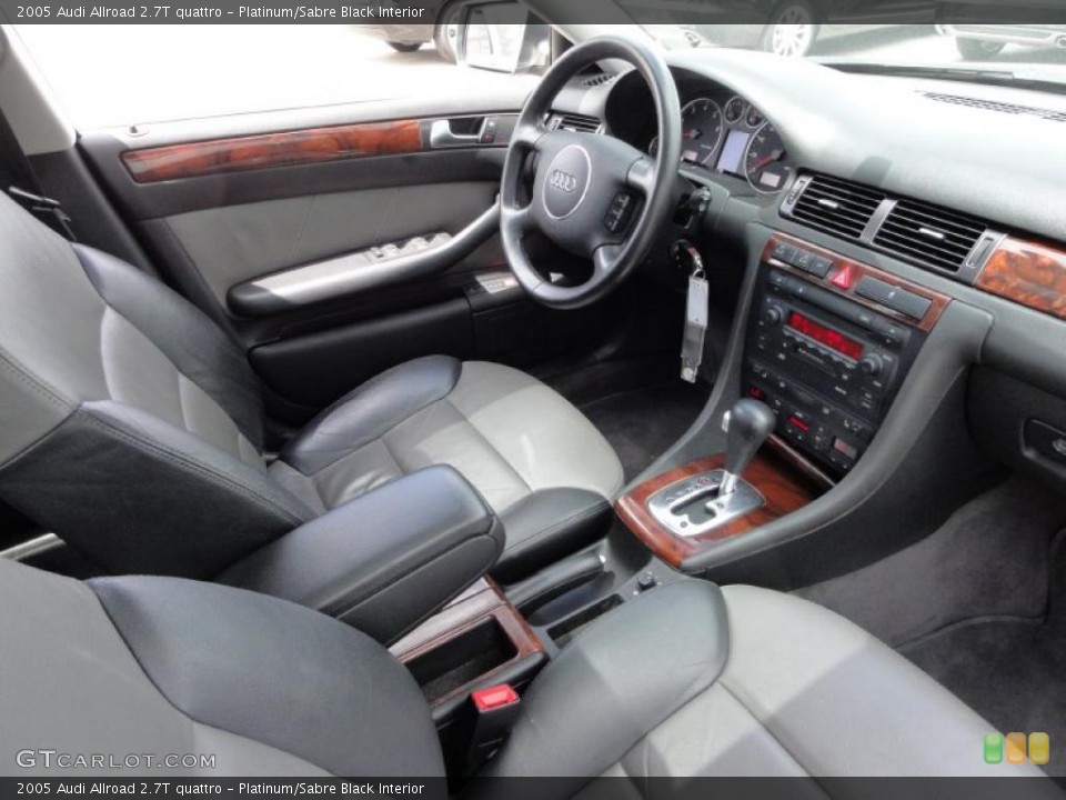 Platinum/Sabre Black Interior Photo for the 2005 Audi Allroad 2.7T quattro #49217996