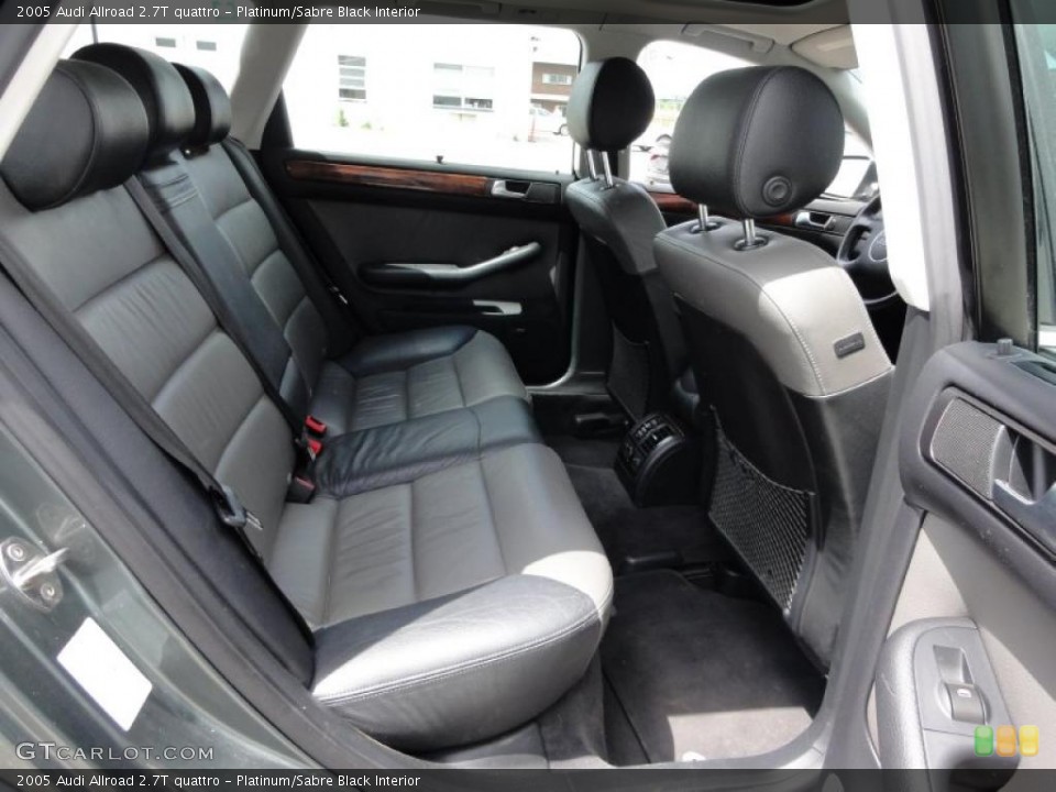 Platinum/Sabre Black Interior Photo for the 2005 Audi Allroad 2.7T quattro #49218083
