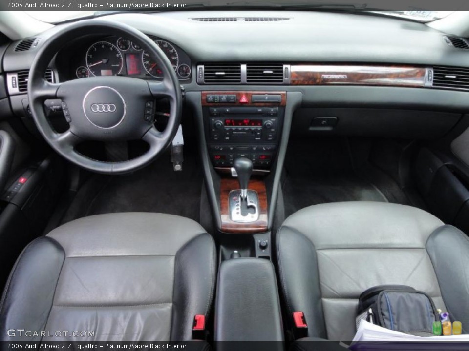 Platinum/Sabre Black Interior Dashboard for the 2005 Audi Allroad 2.7T quattro #49218143
