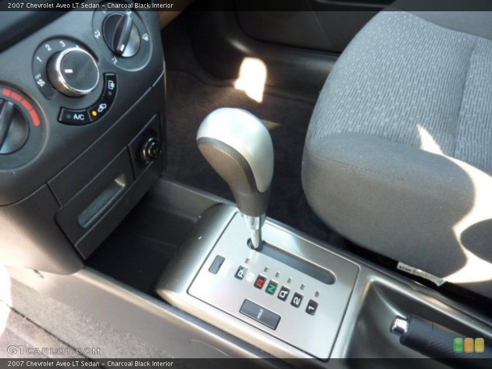 Charcoal Black Interior Transmission for the 2007 Chevrolet Aveo LT Sedan #49218155