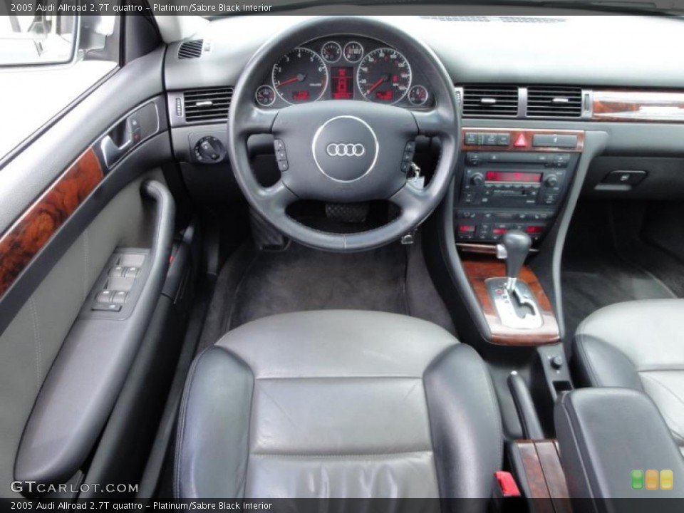 Platinum/Sabre Black Interior Dashboard for the 2005 Audi Allroad 2.7T quattro #49218158