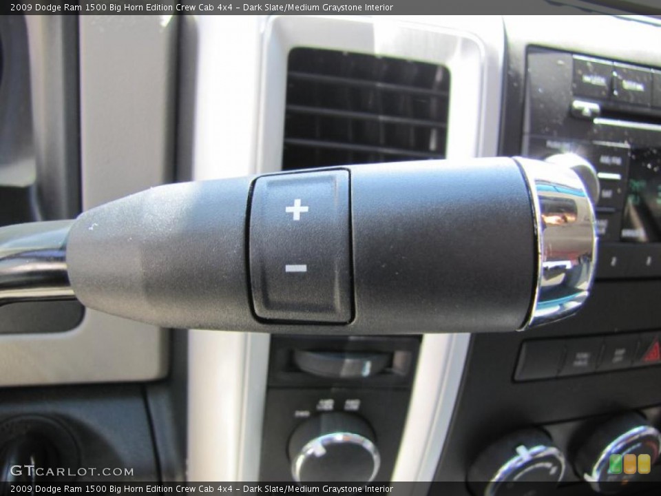 Dark Slate/Medium Graystone Interior Controls for the 2009 Dodge Ram 1500 Big Horn Edition Crew Cab 4x4 #49218272