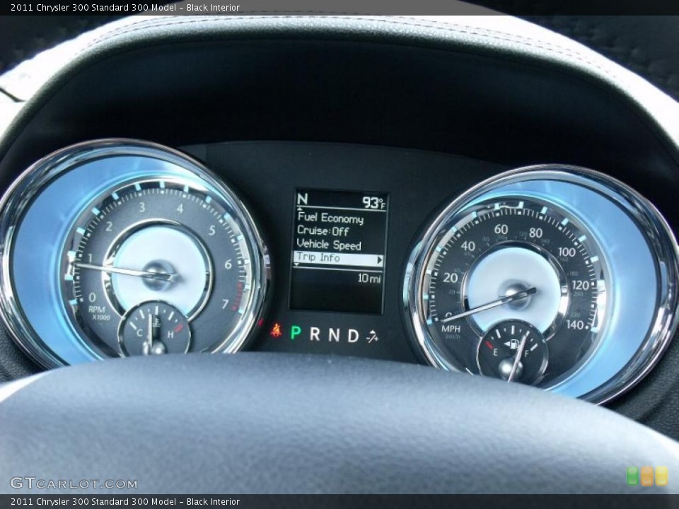 Black Interior Gauges for the 2011 Chrysler 300  #49225493