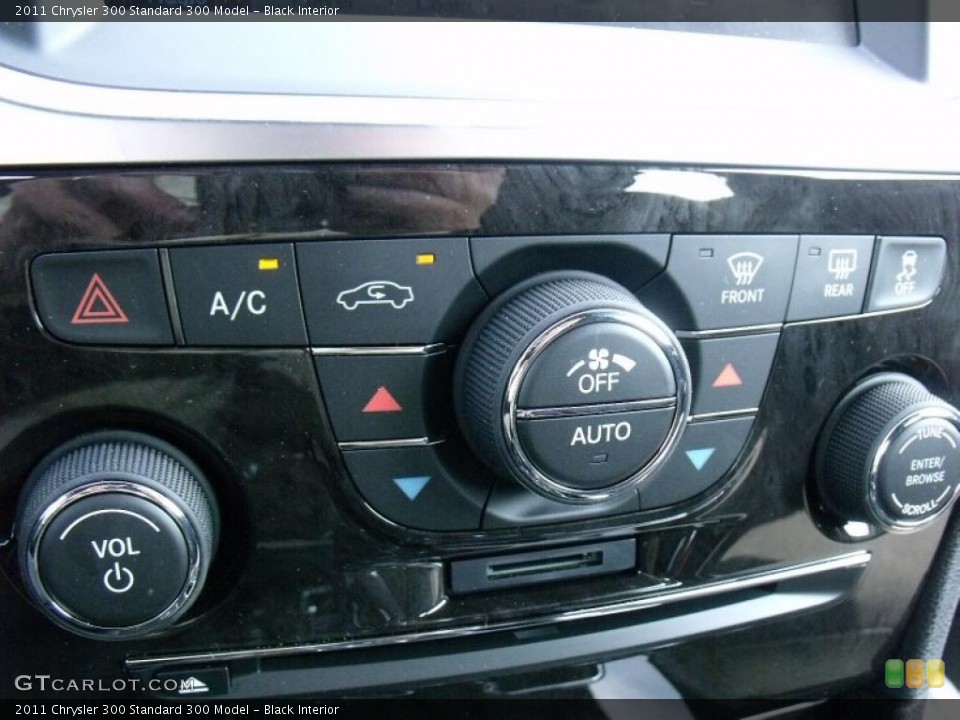 Black Interior Controls for the 2011 Chrysler 300  #49225520