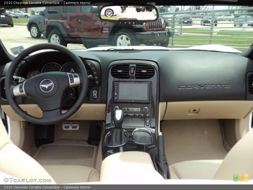 Cashmere Interior Dashboard for the 2010 Chevrolet Corvette Convertible #49226324