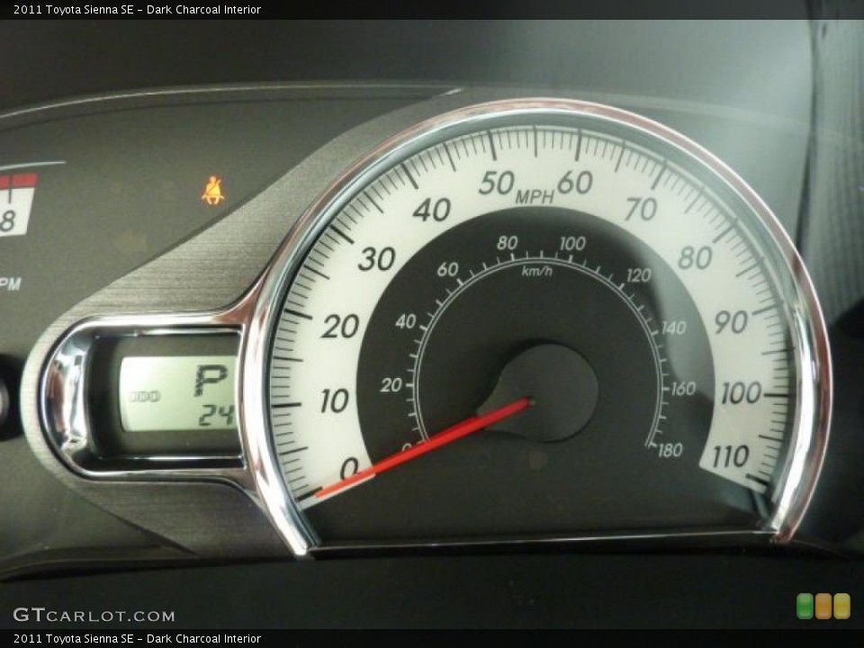 Dark Charcoal Interior Gauges for the 2011 Toyota Sienna SE #49227338