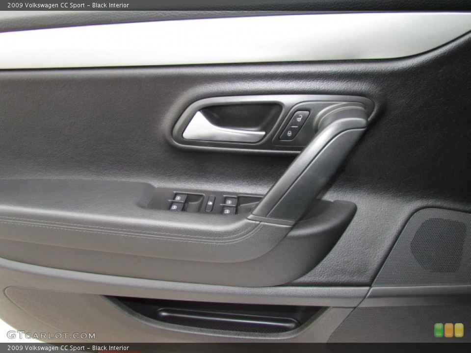 Black Interior Door Panel for the 2009 Volkswagen CC Sport #49228337