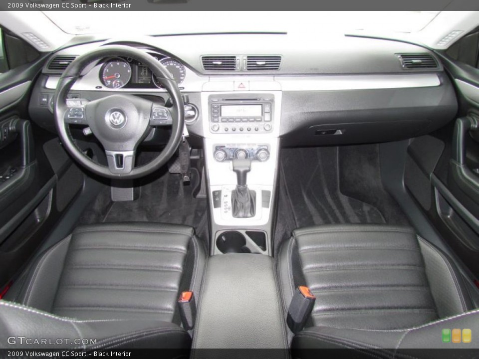Black Interior Dashboard for the 2009 Volkswagen CC Sport #49228346