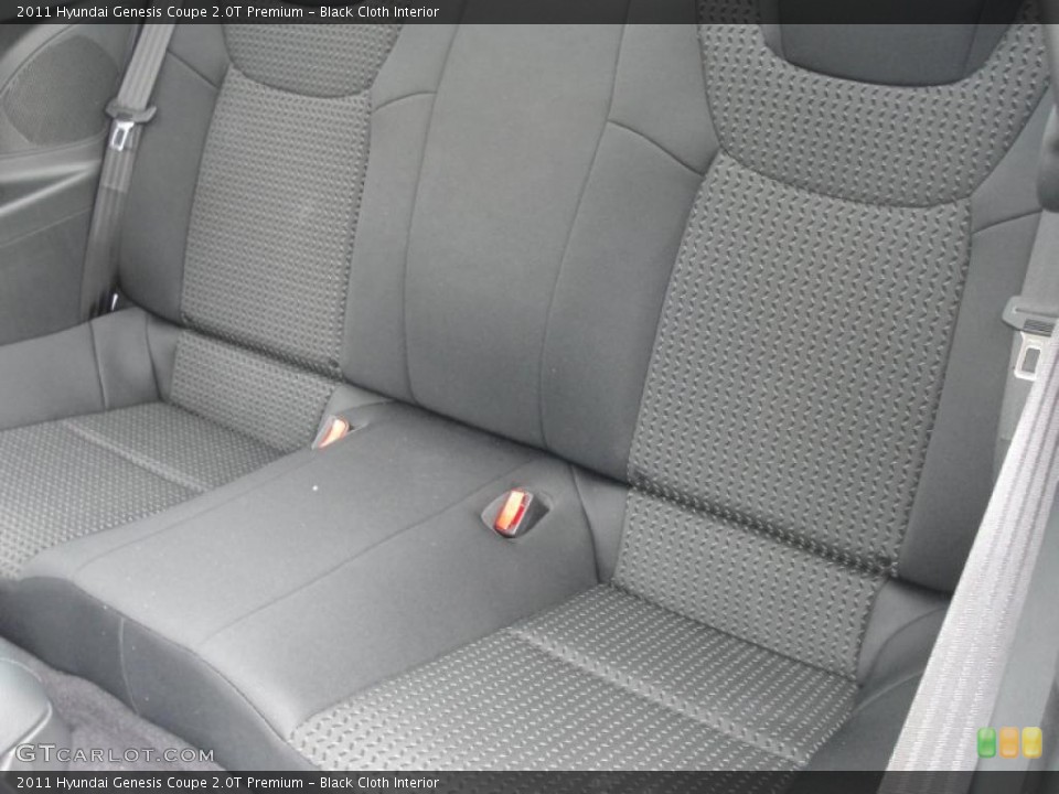Black Cloth Interior Photo for the 2011 Hyundai Genesis Coupe 2.0T Premium #49236885