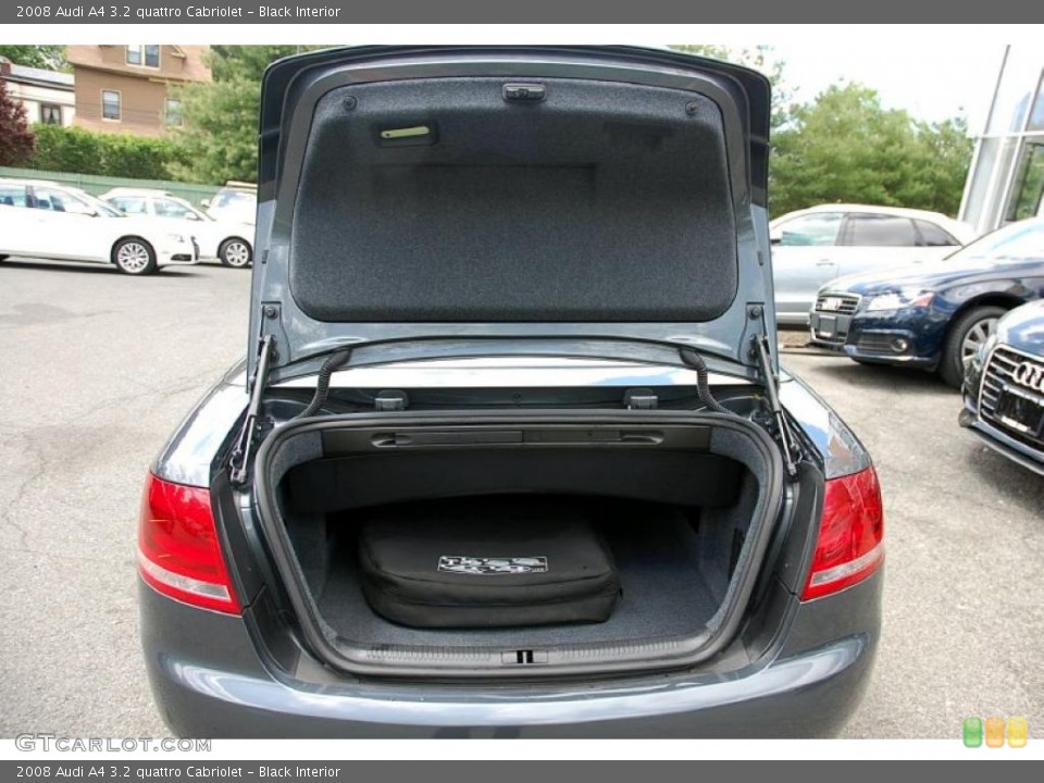 Black Interior Trunk for the 2008 Audi A4 3.2 quattro Cabriolet #49237125