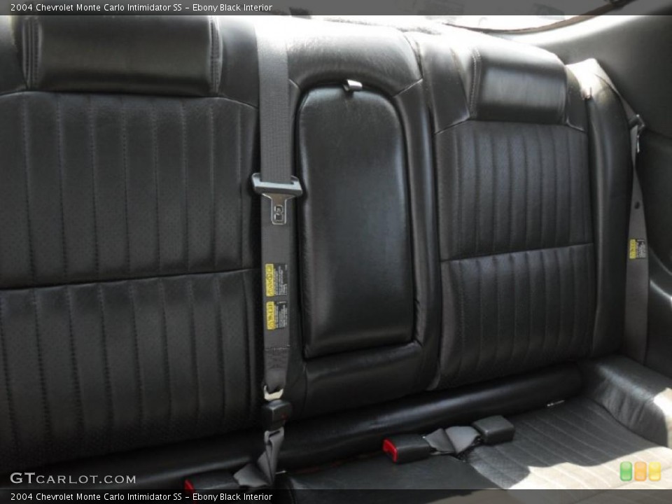 Ebony Black Interior Photo for the 2004 Chevrolet Monte Carlo Intimidator SS #49238526