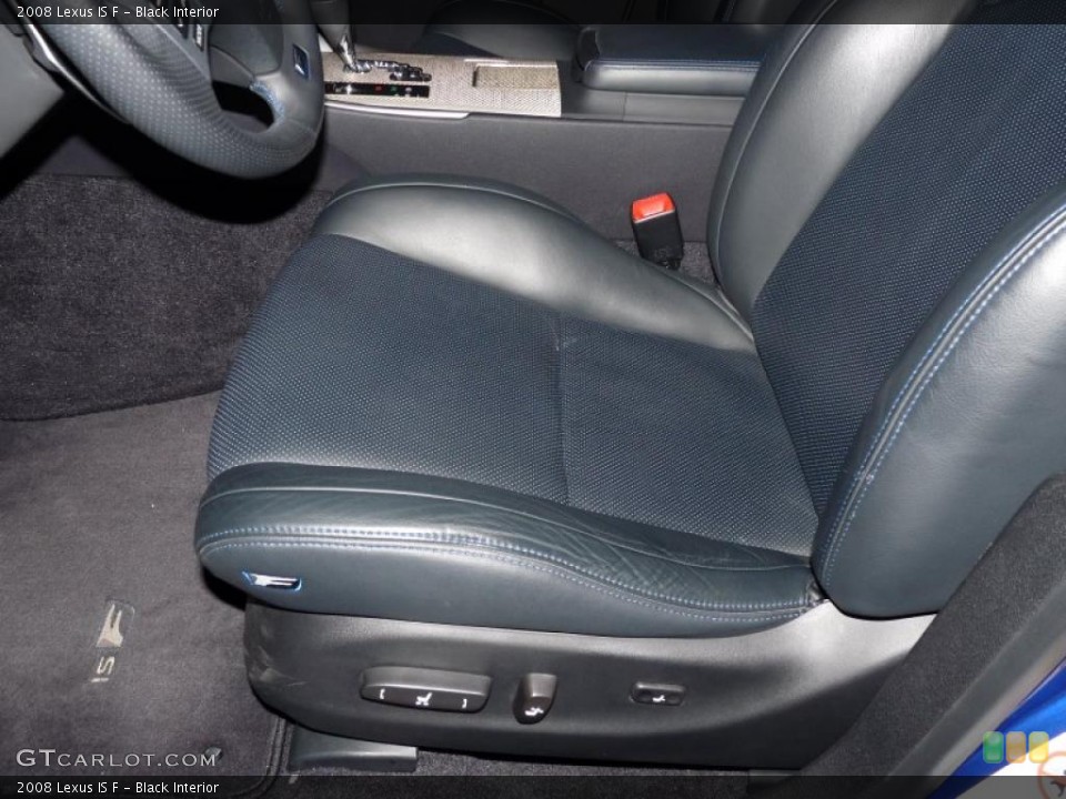Black Interior Photo for the 2008 Lexus IS F #49242804