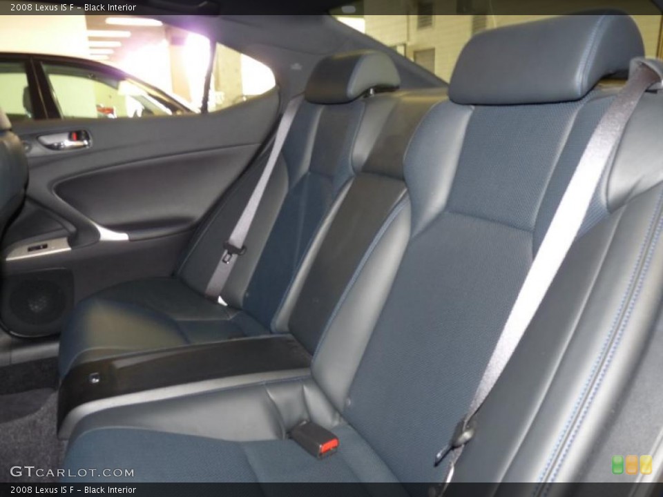 Black Interior Photo for the 2008 Lexus IS F #49242828