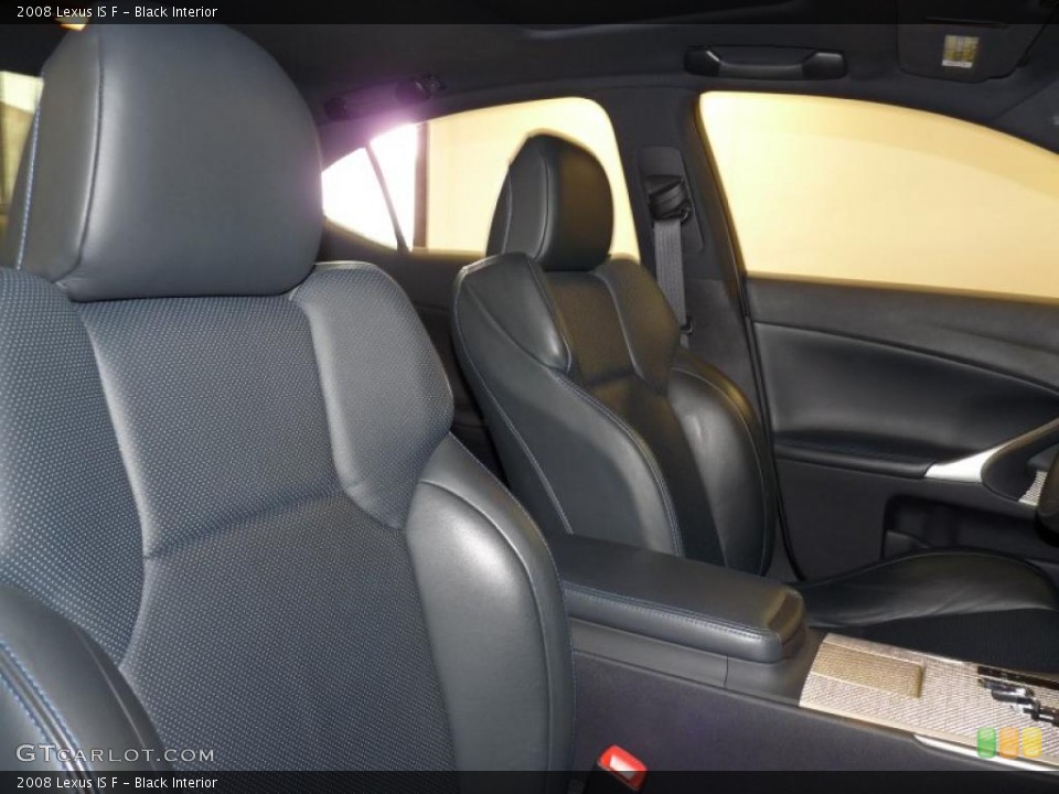 Black Interior Photo for the 2008 Lexus IS F #49242840
