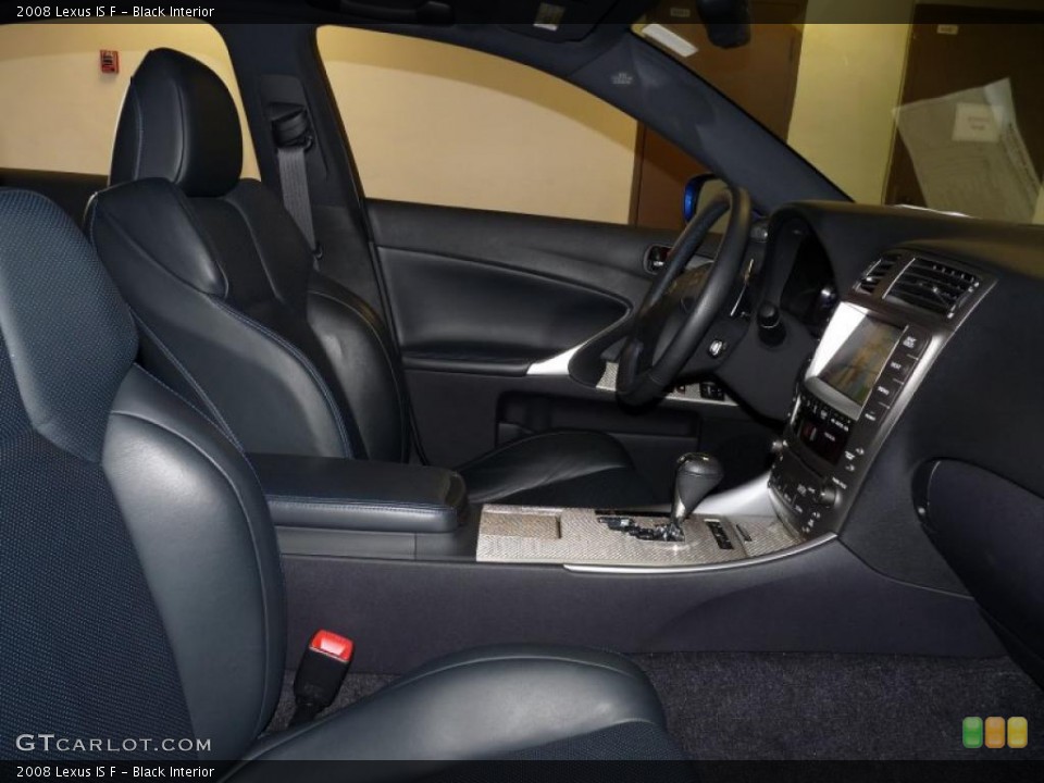 Black Interior Photo for the 2008 Lexus IS F #49242849