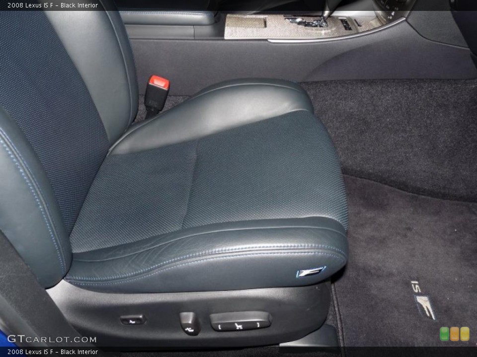 Black Interior Photo for the 2008 Lexus IS F #49242861