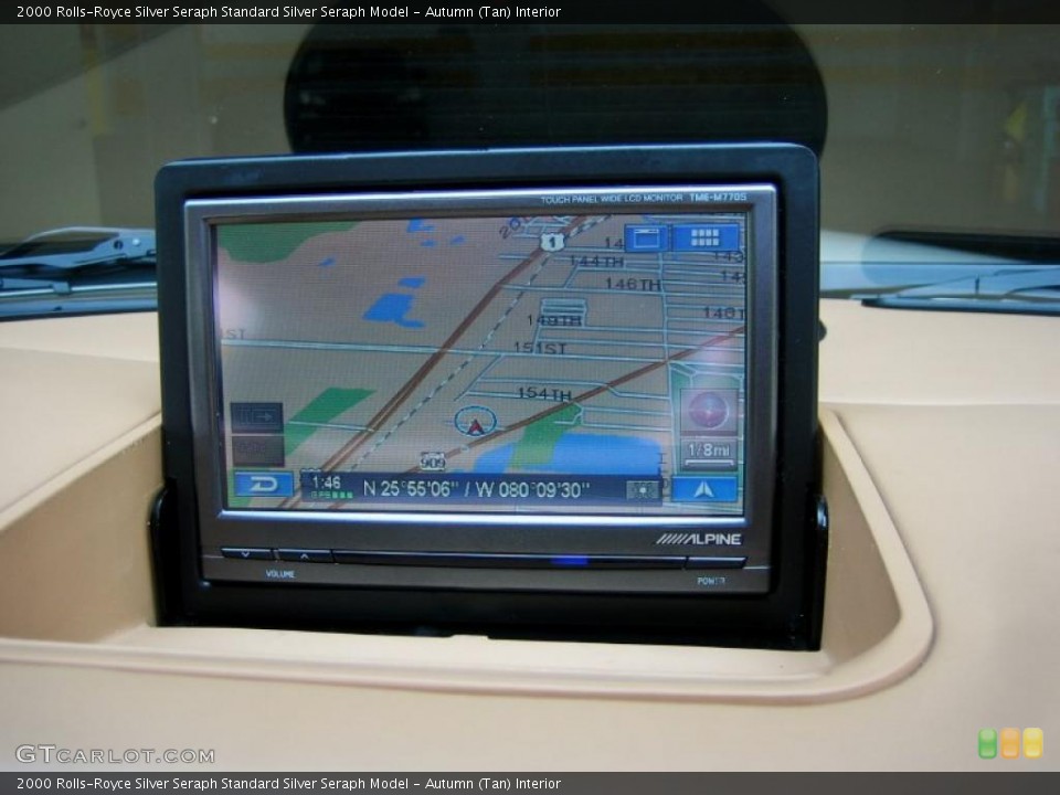Autumn (Tan) Interior Navigation for the 2000 Rolls-Royce Silver Seraph  #49245848