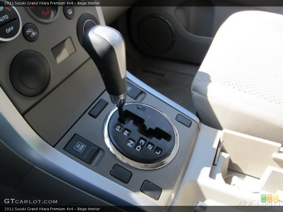 Beige Interior Transmission for the 2011 Suzuki Grand Vitara Premium 4x4 #49247972