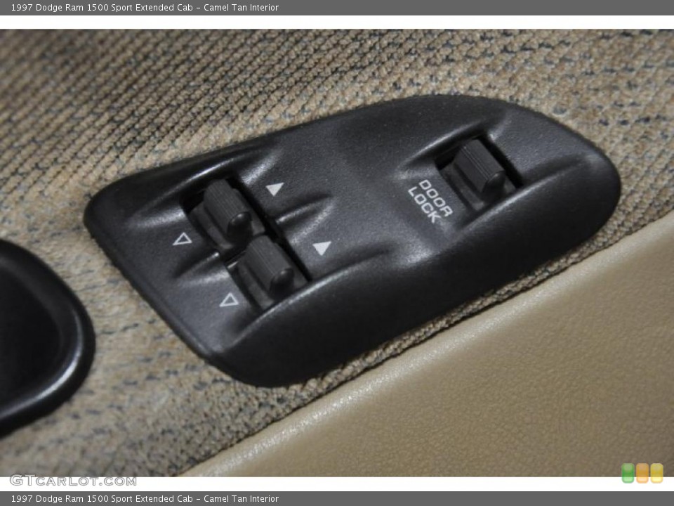 Camel Tan Interior Controls for the 1997 Dodge Ram 1500 Sport Extended Cab #49250054