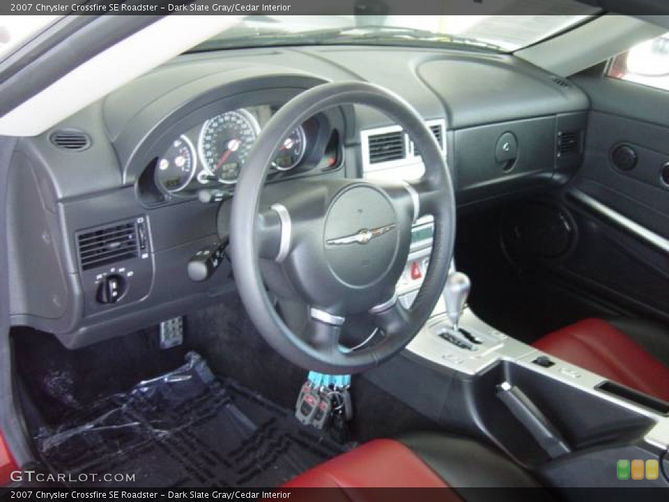Dark Slate Gray/Cedar Interior Dashboard for the 2007 Chrysler Crossfire SE Roadster #492513