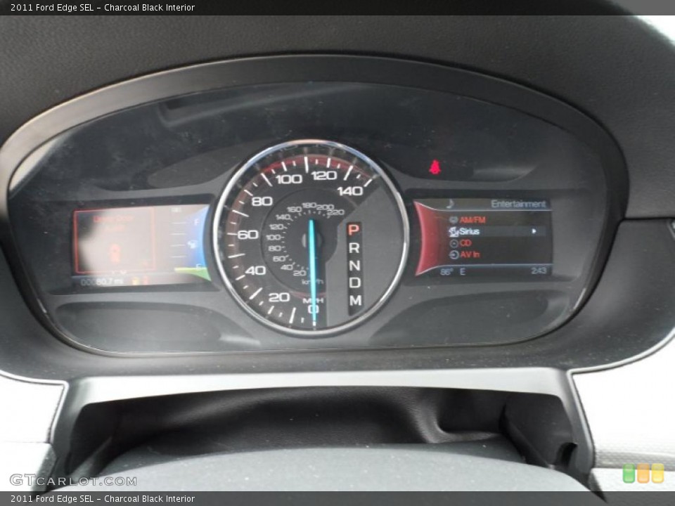 Charcoal Black Interior Gauges for the 2011 Ford Edge SEL #49251413