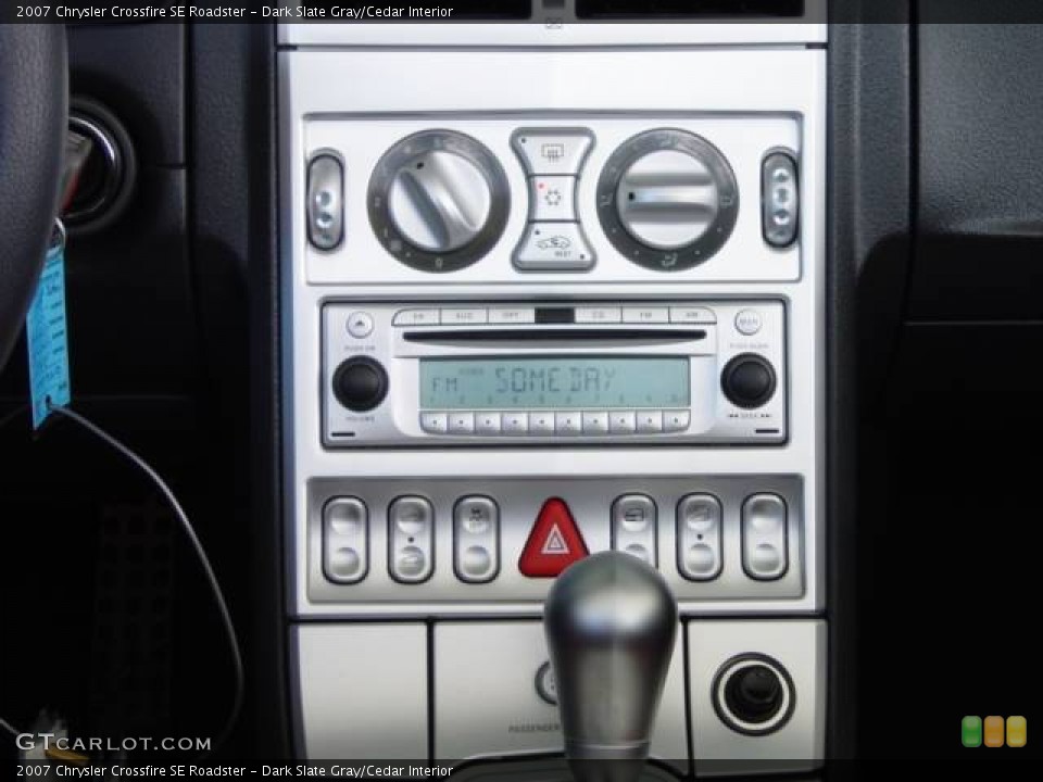 Dark Slate Gray/Cedar Interior Controls for the 2007 Chrysler Crossfire SE Roadster #492533