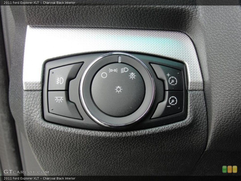 Charcoal Black Interior Controls for the 2011 Ford Explorer XLT #49253957