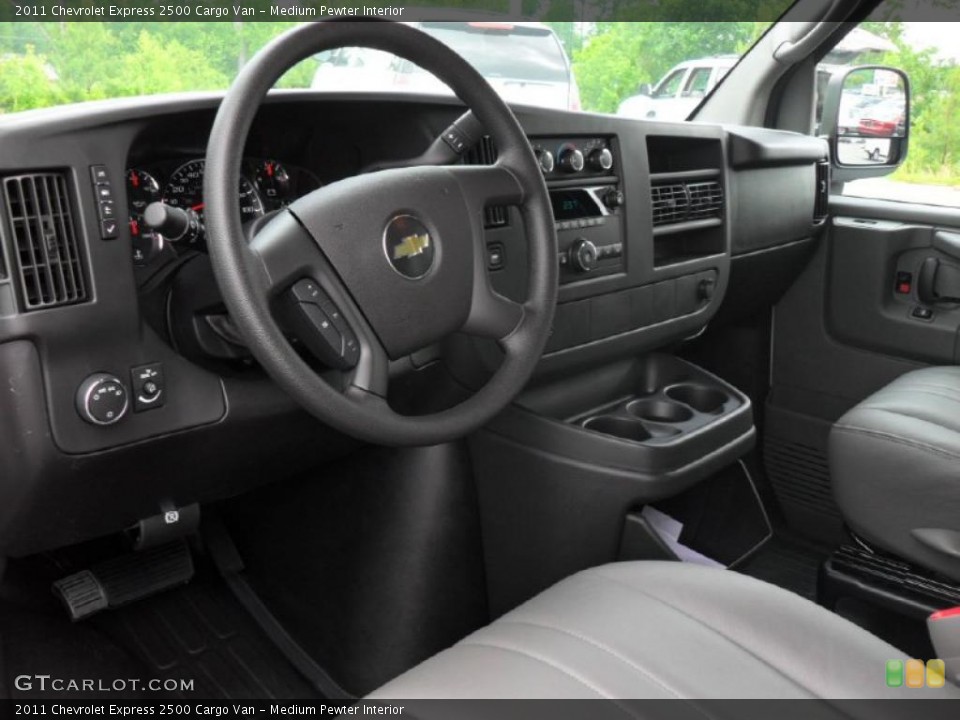 Medium Pewter 2011 Chevrolet Express Interiors
