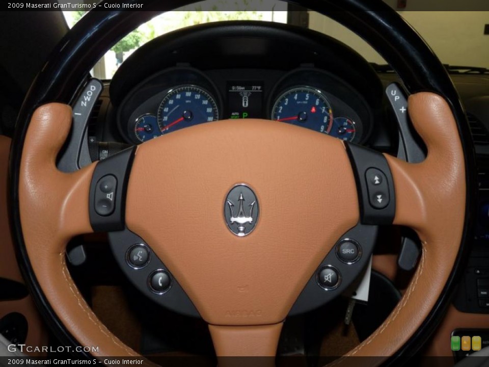 Cuoio Interior Steering Wheel for the 2009 Maserati GranTurismo S #49259470