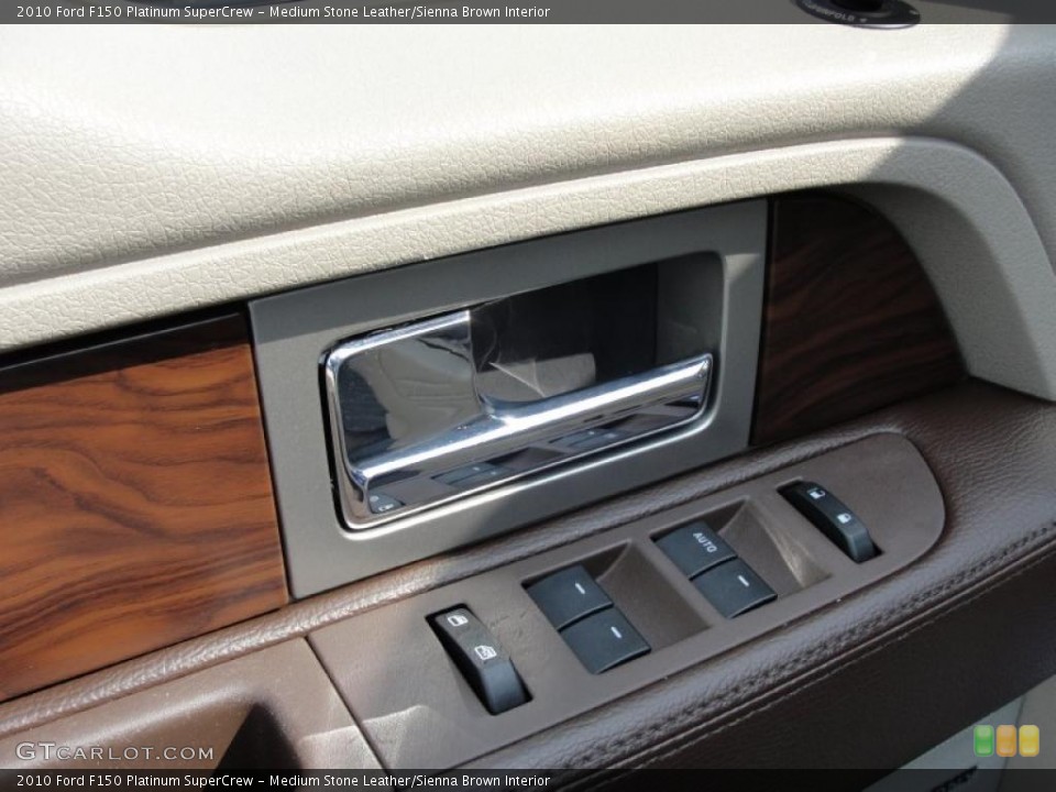 Medium Stone Leather/Sienna Brown Interior Controls for the 2010 Ford F150 Platinum SuperCrew #49260419