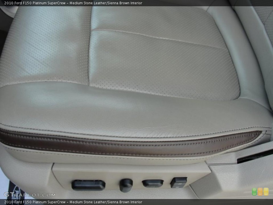 Medium Stone Leather/Sienna Brown Interior Photo for the 2010 Ford F150 Platinum SuperCrew #49260467