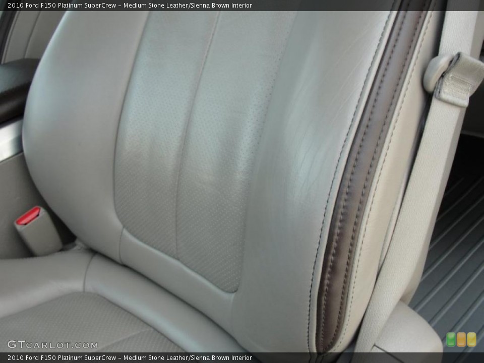 Medium Stone Leather/Sienna Brown Interior Photo for the 2010 Ford F150 Platinum SuperCrew #49260494