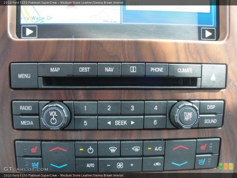Medium Stone Leather/Sienna Brown Interior Controls for the 2010 Ford F150 Platinum SuperCrew #49260551