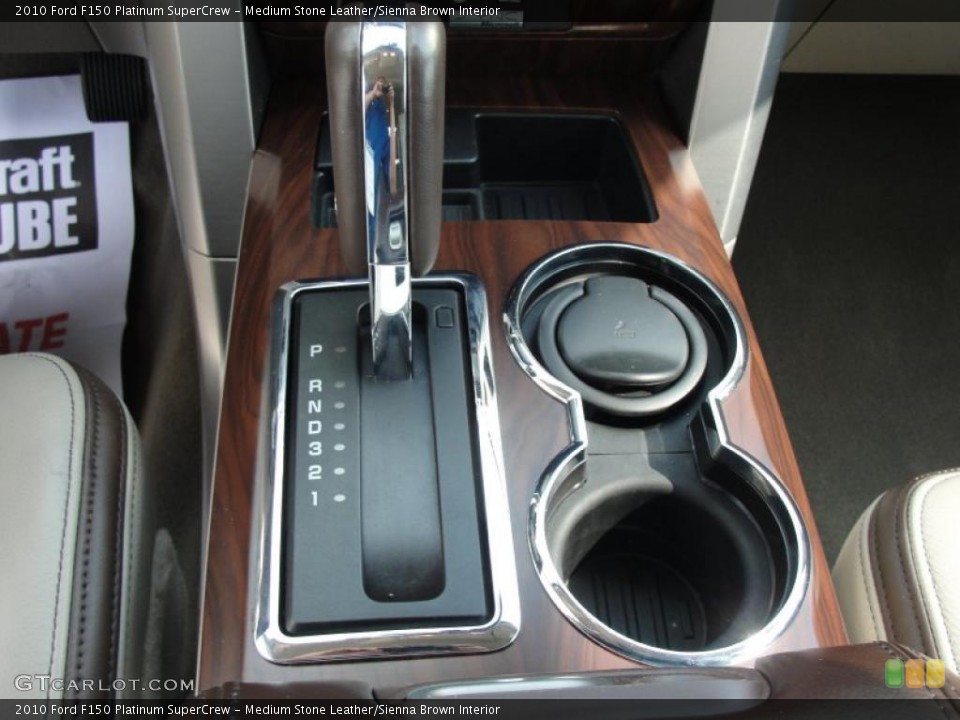 Medium Stone Leather/Sienna Brown Interior Transmission for the 2010 Ford F150 Platinum SuperCrew #49260605