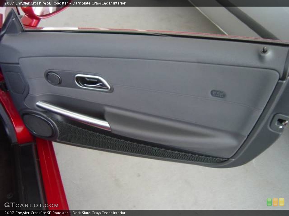 Dark Slate Gray/Cedar Interior Door Panel for the 2007 Chrysler Crossfire SE Roadster #492633