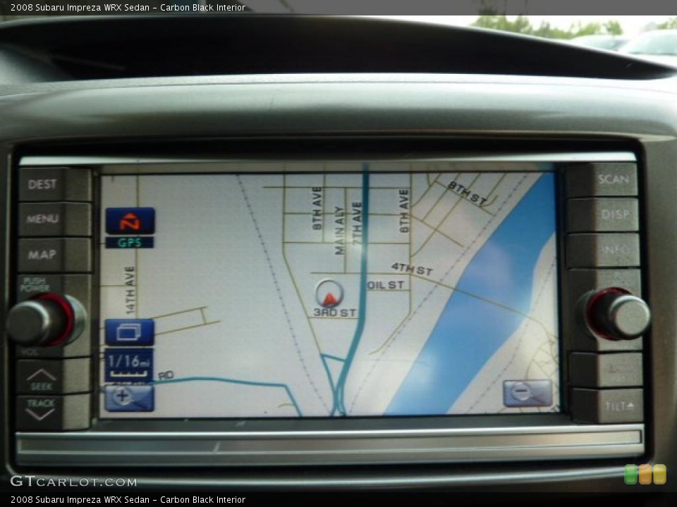 Carbon Black Interior Navigation for the 2008 Subaru Impreza WRX Sedan #49263965
