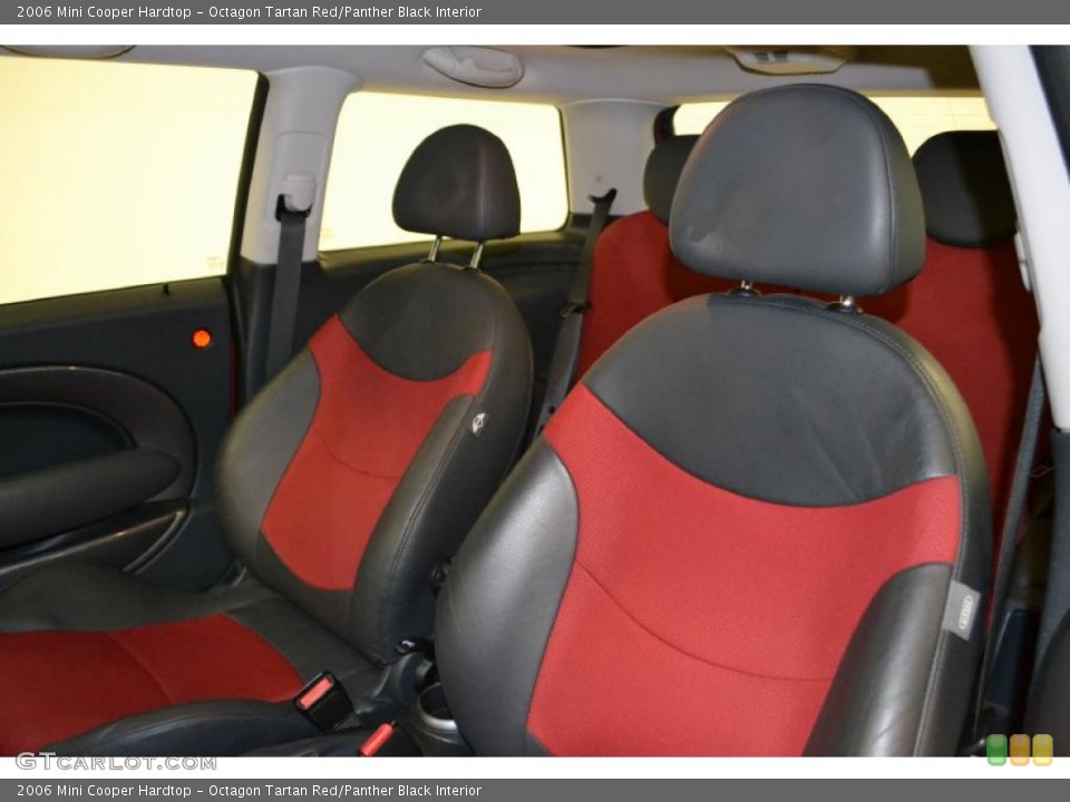 Octagon Tartan Red/Panther Black Interior Photo for the 2006 Mini Cooper Hardtop #49265303