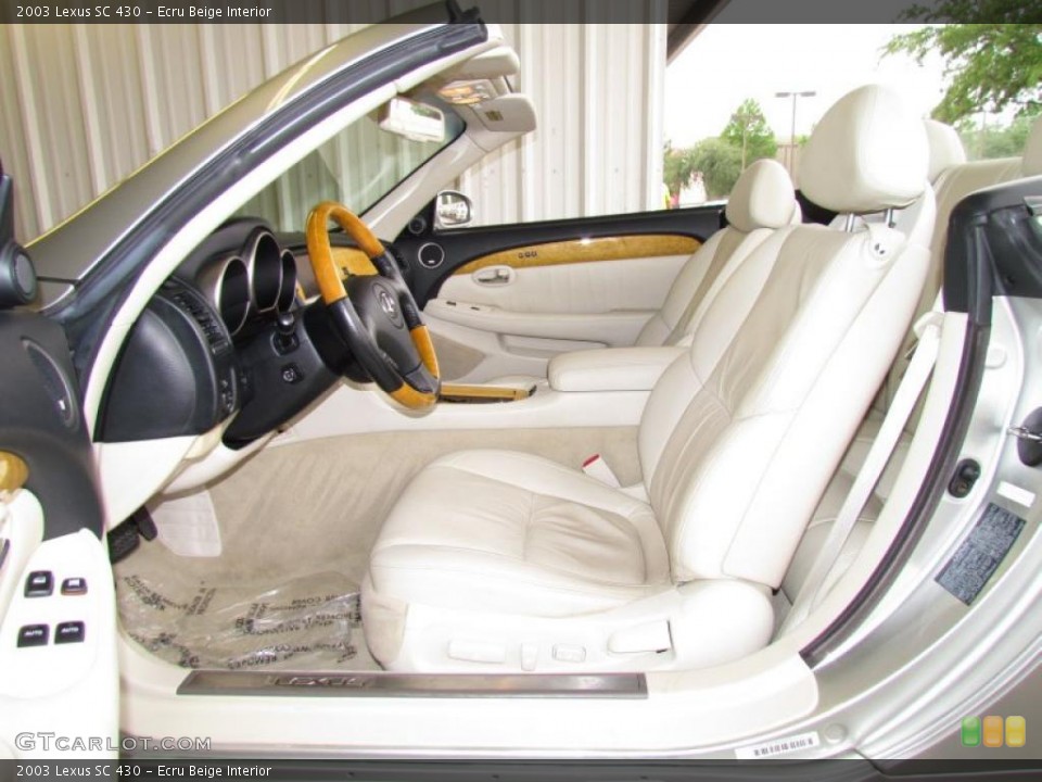 Ecru Beige Interior Photo for the 2003 Lexus SC 430 #49267076