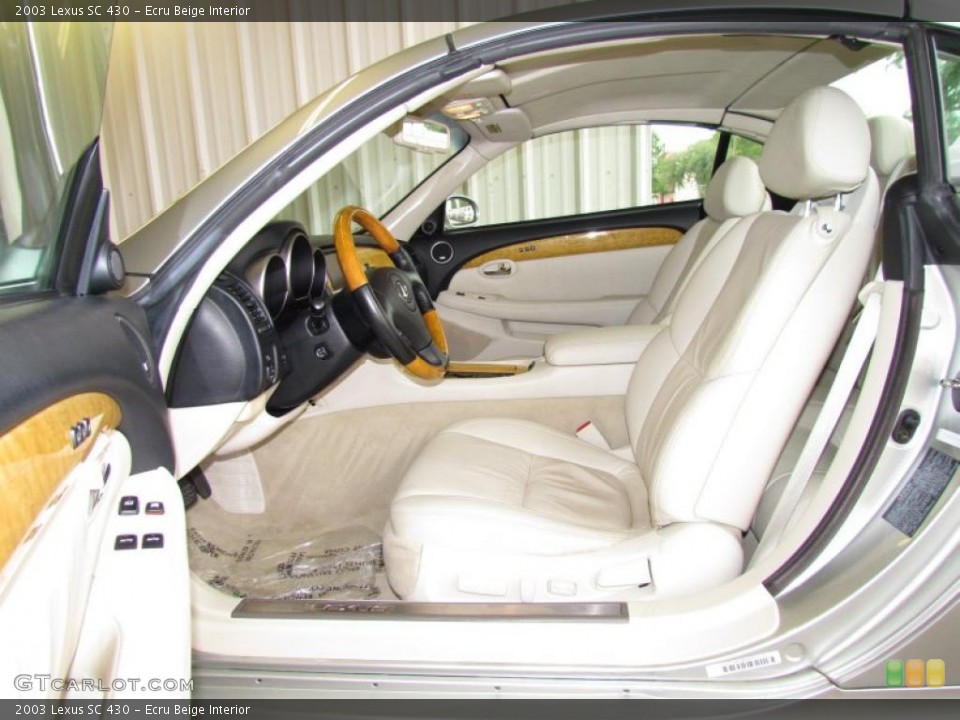 Ecru Beige Interior Photo for the 2003 Lexus SC 430 #49267103