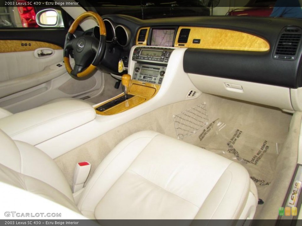Ecru Beige Interior Dashboard for the 2003 Lexus SC 430 #49267166