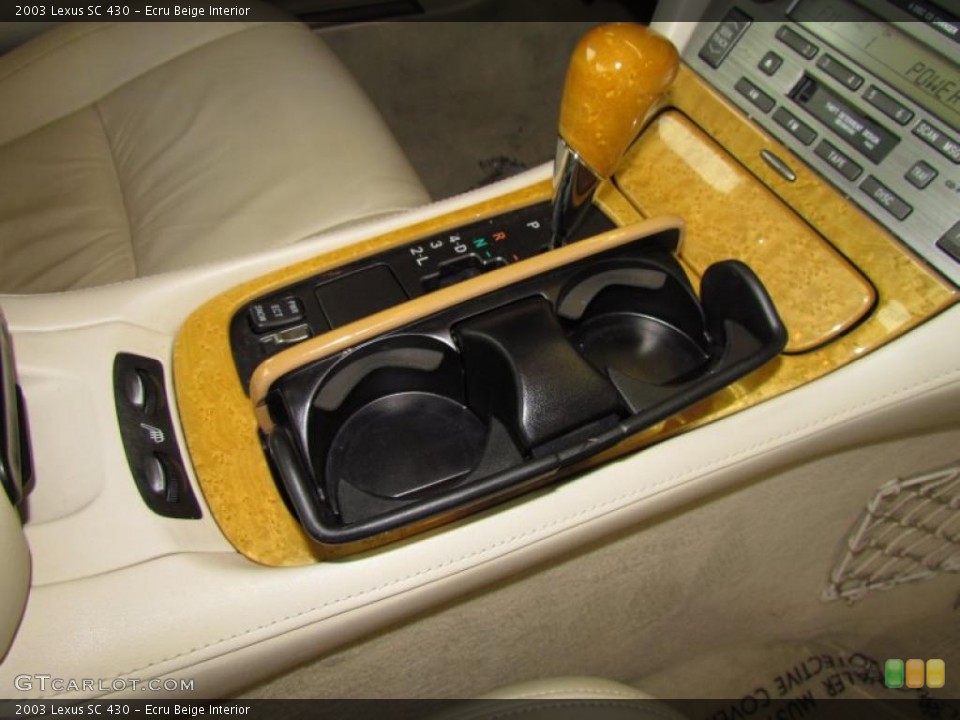 Ecru Beige Interior Transmission for the 2003 Lexus SC 430 #49267205