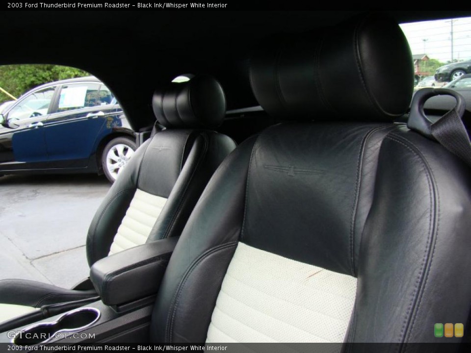 Black Ink/Whisper White Interior Photo for the 2003 Ford Thunderbird Premium Roadster #49267493